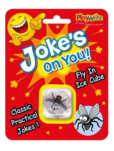 New fly ice cube - cube, joke