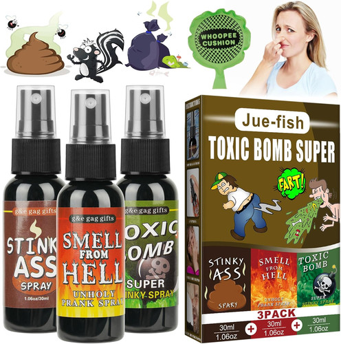 Prank spray set - fart, &